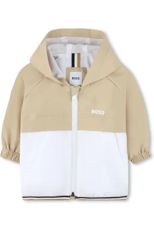 HUGO BOSS Cortavientos con capucha y logo