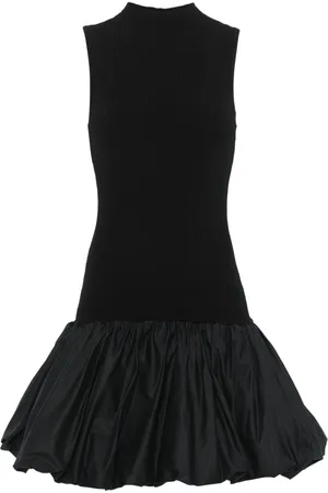 ROTATE Vestido corto de canalé