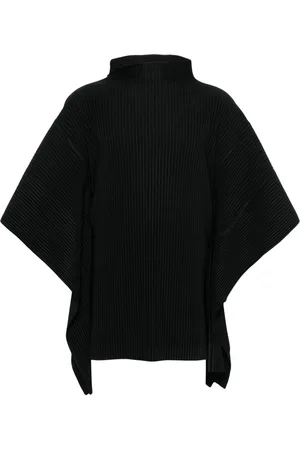 Issey Miyake Camiseta con pliegues