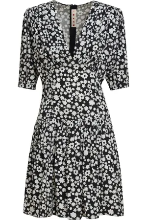 Marni Vestido corto con estampado floral