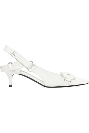 Courrèges Zapatos de tacón Racer con tira trasera