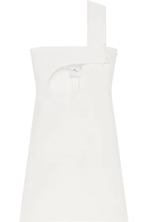 Courrèges Vestido con aberturas
