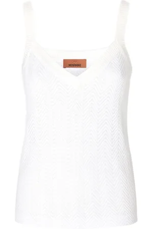 Missoni Top con tejido en zigzag
