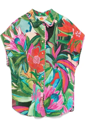 Farm Rio Camisa con estampado floral