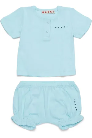Marni Conjunto corto con logo estampado