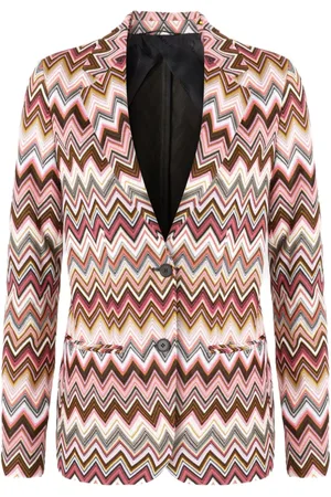 Missoni Blazer tejido en zigzag