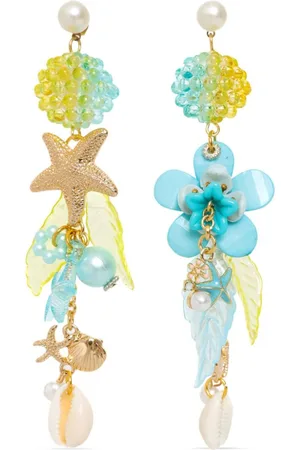 AMIR SLAMA Pendientes con colgante de x Jade Jade