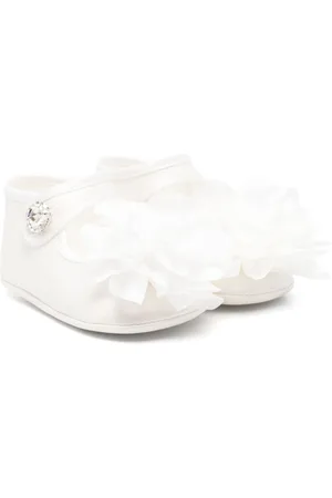 MONNALISA Zapatos primeros pasos con aplique floral