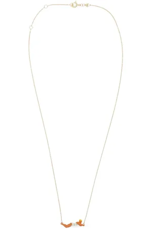 Aliita Collar Nadadora Rayada en oro amarillo de 9 ct