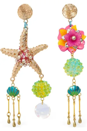 AMIR SLAMA Pendientes con colgante de x Jade Jade