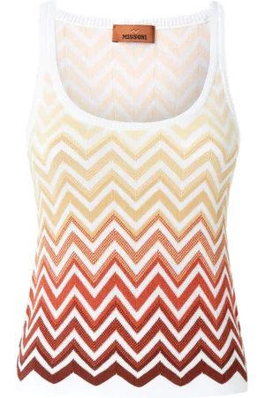Missoni Top con tejido en zigzag