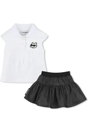 Karl Lagerfeld Conjunto con falda de algodón orgánico