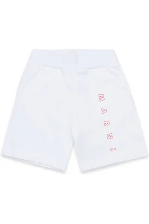 Marni Bermudas con logo estampado