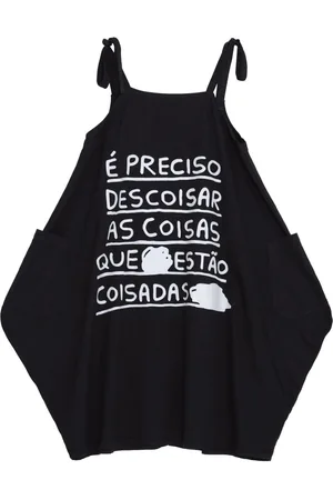Uma Raquel Davidowicz Vestido con eslogan estampado