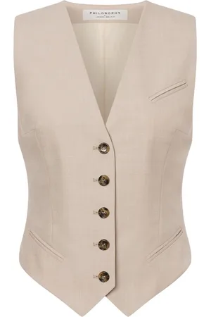 Serafini Chaleco con cuello en V