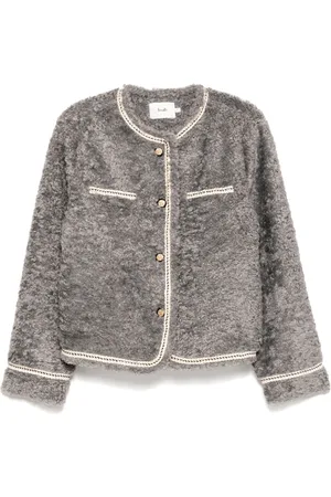 B+AB Chaqueta texturizada con botones