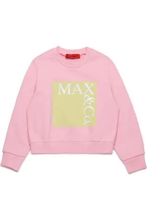 MAX&Co. Kids Sudadera con logo estampado