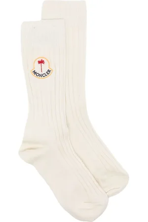Palm Angels Calcetines con logo bordado