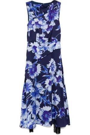 Erdem Vestido midi con estampado floral