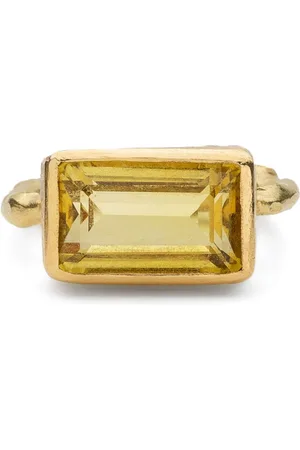 DISA ALLSOPP 18K yellow gold beryl ring