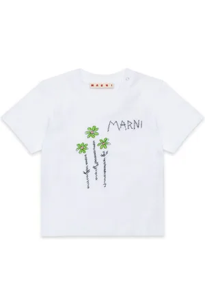 Marni Camiseta con bordado floral