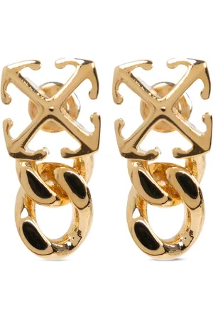 OFF-WHITE Pendientes largos con motivo Arrow