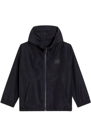 Dolce & Gabbana Chaqueta con capucha y parche del logo