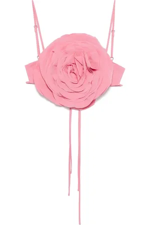 BLUMARINE Top con aplique floral