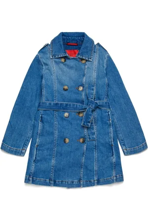MAX&Co. Kids Abrigo vaquero con doble botonadura