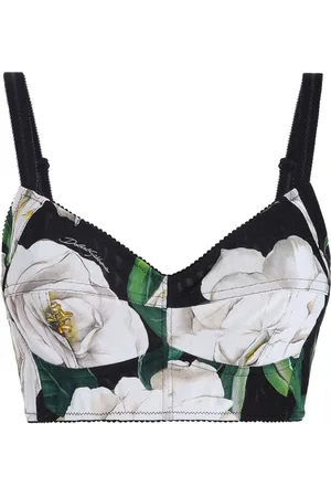 Dolce & Gabbana Top tipo bustier estampado
