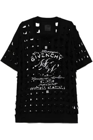 Givenchy Camiseta con detalle de aberturas