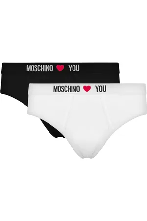 Moschino Pack de 2 bóxeres con logo en la cinturilla