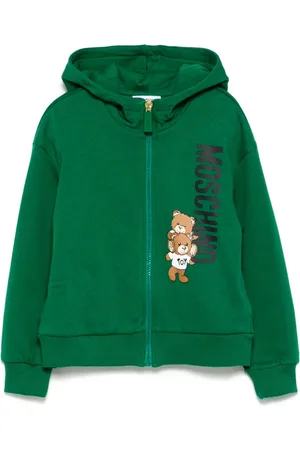 Moschino Sudadera con capucha y cremallera