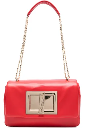 Moschino Bolso de hombro con logo en relieve