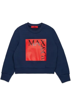 MAX&Co. Kids Sudadera con logo estampado