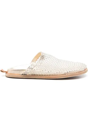 FORTE FORTE Slippers con detalles de strass