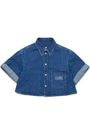 Maison Margiela Camisa corta vaquera