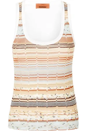 Missoni Top sin mangas con motivo en zigzag