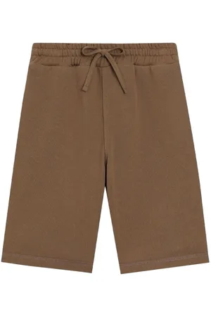 Dolce & Gabbana Pantalones cortos de deporte con logo DG en relieve