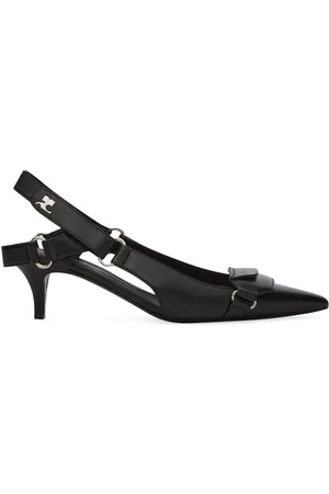 Courrèges Zapatos Racer con tacón de 50 mm y tira trasera