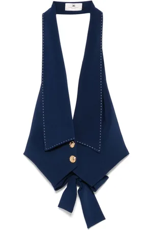 Elisabetta Franchi Chaleco con cuello en V