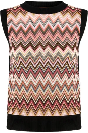 Missoni Top sin mangas con motivo en zigzag