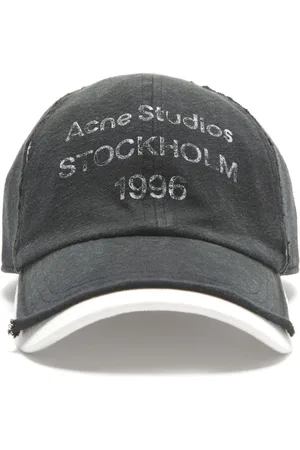 Acne Studios Gorra con sello del logo