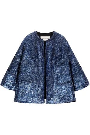 DRIES VAN NOTEN Chaqueta Cocoon con apliques