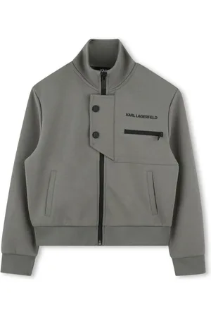 Karl Lagerfeld Chaqueta con aplique del logo