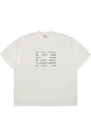 Vetements Camiseta We Buy Things