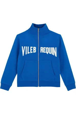 Vilebrequin Sudadera con logo bordado y cremallera