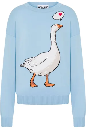 Moschino Jersey con motivo de ganso