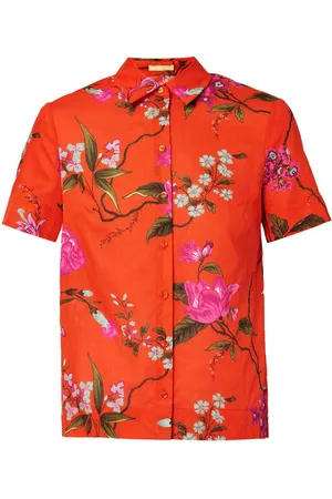 Erdem Camisa corta con estampado floral