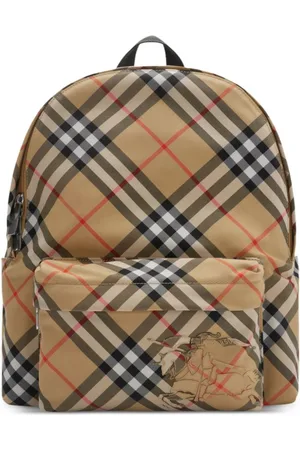 Burberry Mochila pequeña a cuadros